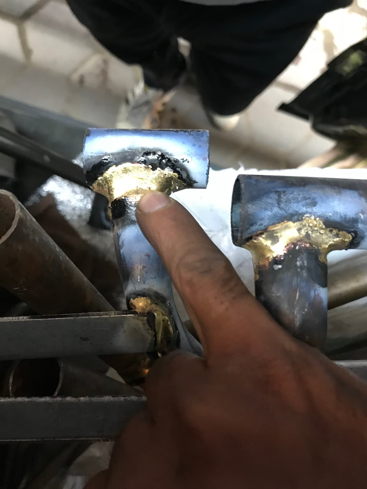 Reinforced joints at stress points