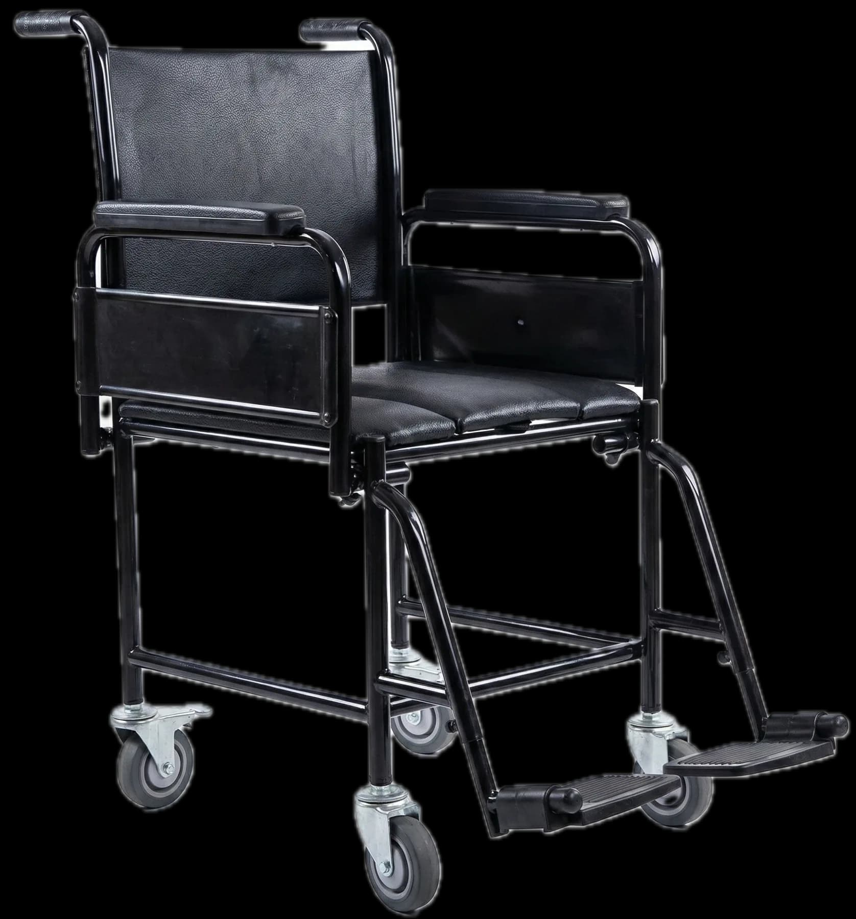 Indoor Commode Chair (Full Castors)